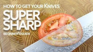 How to Sharpen a knife : Beginner's Guide (SHAVE YOUR ARMHAIRS!)
