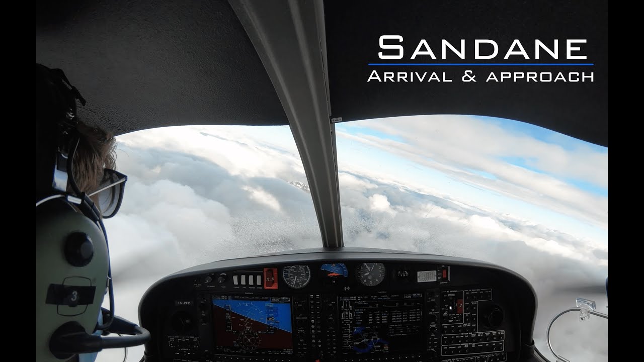 Arrival & Approach Sandane Airport