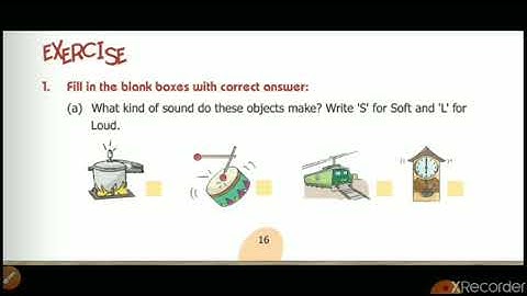 Class 1 Chapter 3My sense organs ( Book exercise)