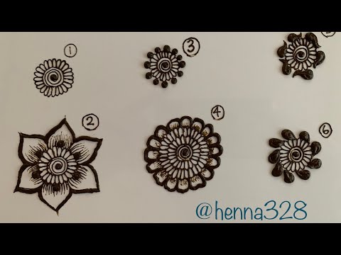 Henna Art Flower 花 メヘンディ ヘナタトゥー Youtube
