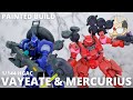 HGAC Vayeate &amp; Mercurius | Painted Gundam Builds