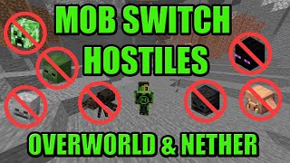 [NO CHEATS] DISABLE CREATURES IN YOUR SURVIVAL WORLD - MOB SWITCH HOSTILES 1.21+