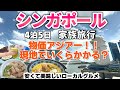 【家族でシンガポール旅行】いくらかかる？人気観光地と美味しいローカルご飯