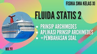 PRINSIP ARCHIMEDES | FLUIDA STATIS | MATERI FISIKA KELAS XI