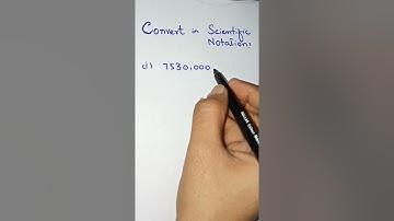 Scientific notation short trick | Maths short video| #youtubeshorts #faizamathstutor