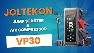 JOLTEKON VP30 Review - Jump Starter, Air Compressor & Power Bank!
