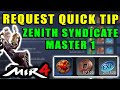 Mir4  zenith syndicate master 1  punish sung gang guide request quick tip walkthrough
