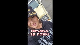 My official Instagram is down ... and updates