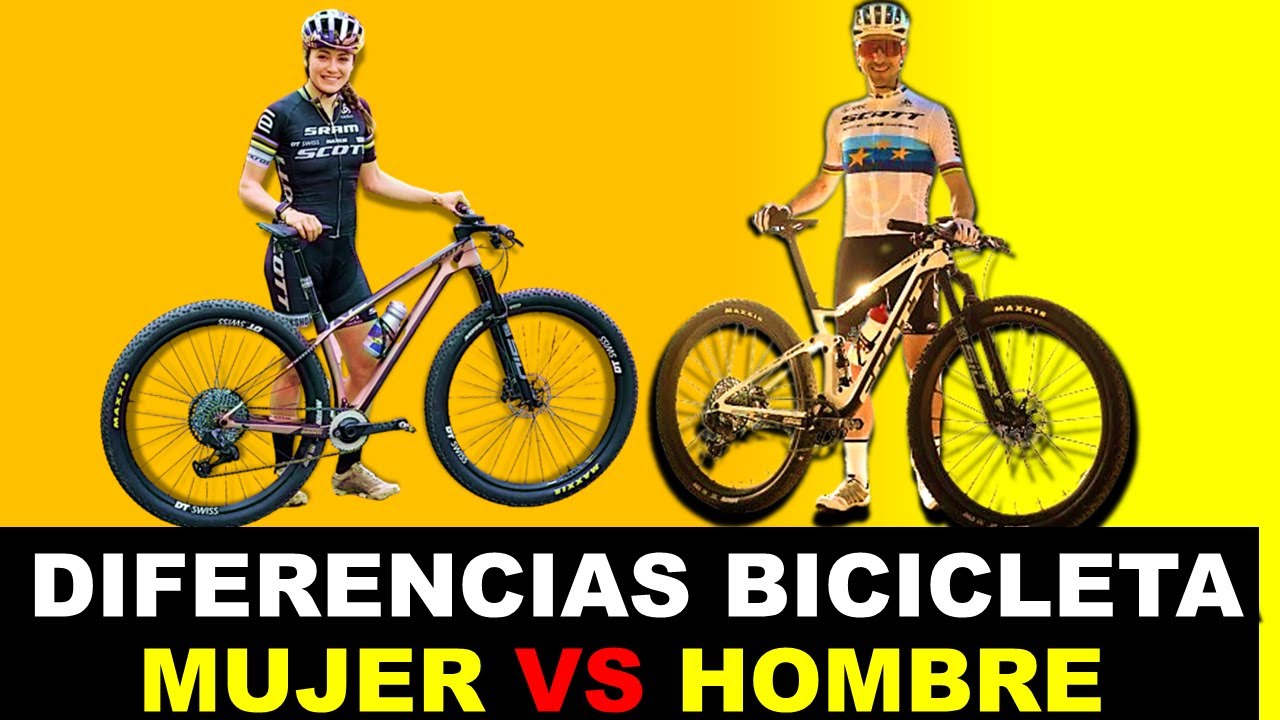 BICICLETA DE MUJER VS HOMBRE ¿Realmente Hay Diferencia? │Consejos de  Ciclismo 