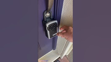 How to Unlock & Lock - Open & Close a Master Lock Bluetooth Lockbox in Seconds!