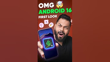 Android 16 x Material 3 First Look 🤯 THIS Is CRAZY!! #Shorts