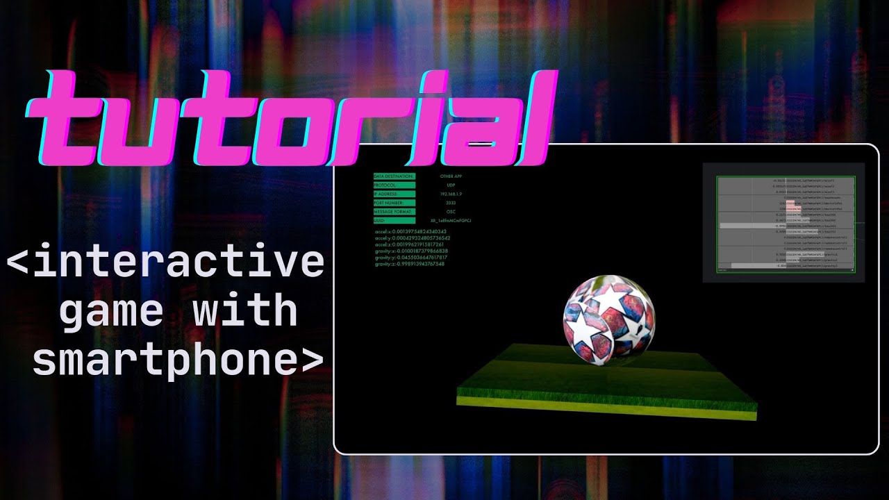 TUTORIAL | Interactive Game with Smartphone | #touchdesigner - YouTube