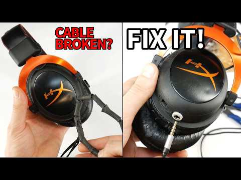 How to Repair HyperX Cloud Headphones Cable (Detachable Cable Mod)