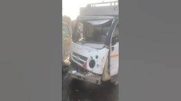 Tata Vs Mahindra Accident #mahindra #tata #scorpio