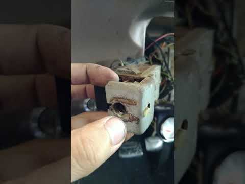 1962 Ford FUTURA headlight switch removal