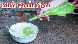 Bí Quyết Làm Muối Xanh Chấm Hải Sản , Đồ Nướng Đúng Chuẩn Ngon! Cách Làm Muối Ớt Xanh Từ Cải Bẹ Xanh