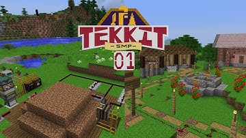 Tekkit SMP Episode 1- The Abandoned Village