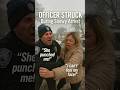 Bodycam: Officer Struck During Snowy Daytime Arrest