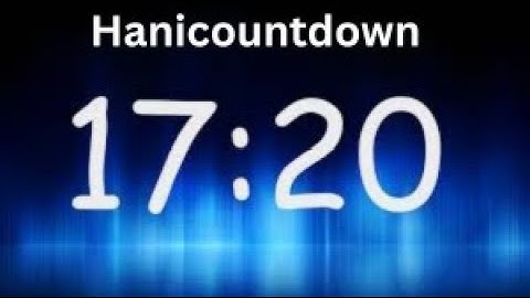 17:20 Minutes Timer   Countdown from 17min 20sec  #newyear2025 #golden #beepsound