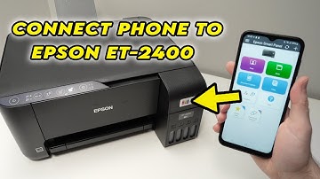 How to Connect Smartphone With Epson EcoTank ET-2400 Printer (iPhone Android)