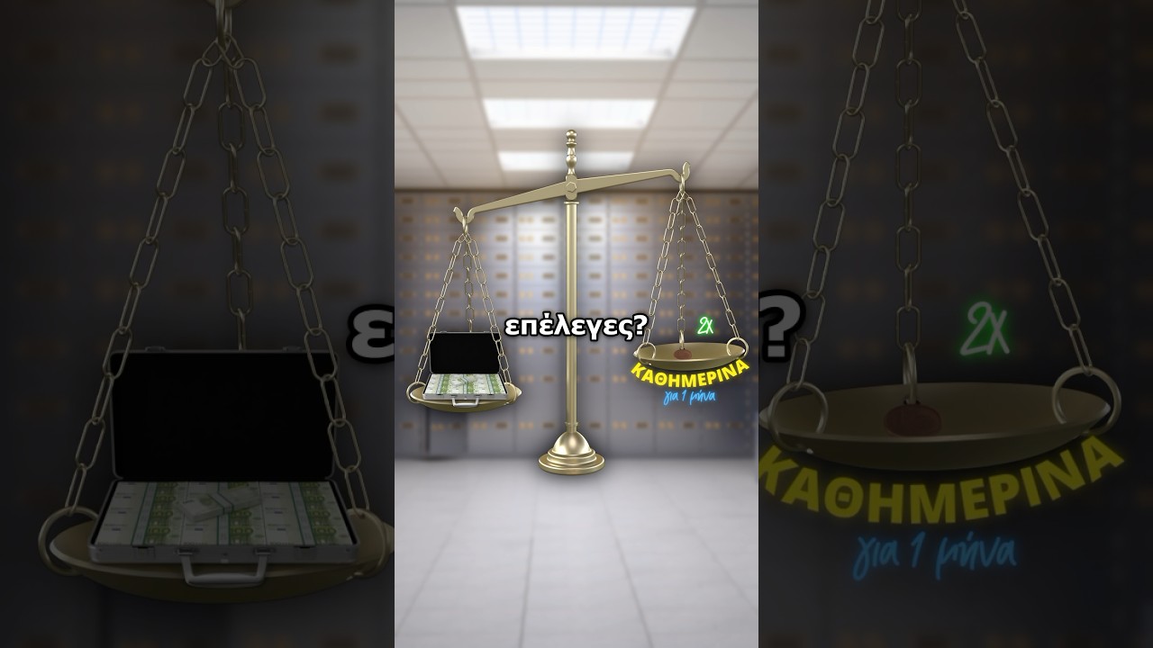 1 εκατομμύριο ή 1 λεπτό; Τι θα διάλεγες; 🤔