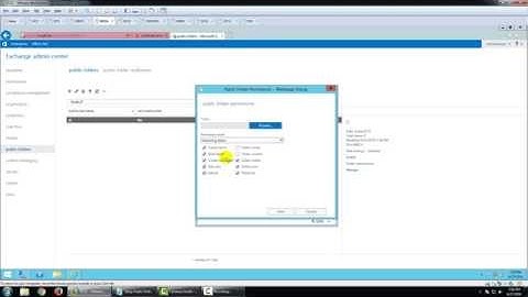 Setup Public Folders in Exchange Server 2016