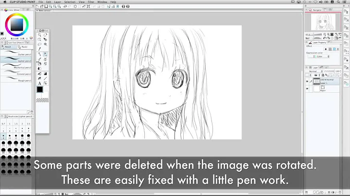 INTUOS COMIC: Underdrawing in Clip Studio Paint with Manga University