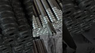 Steel plant blast furnace opening machine drill rodwhatsapp：+86 15965751038 #steelmill #drillpipe