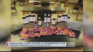 Henderson police chief warns parents after finding large quantity of THC-infused chips, vape pens