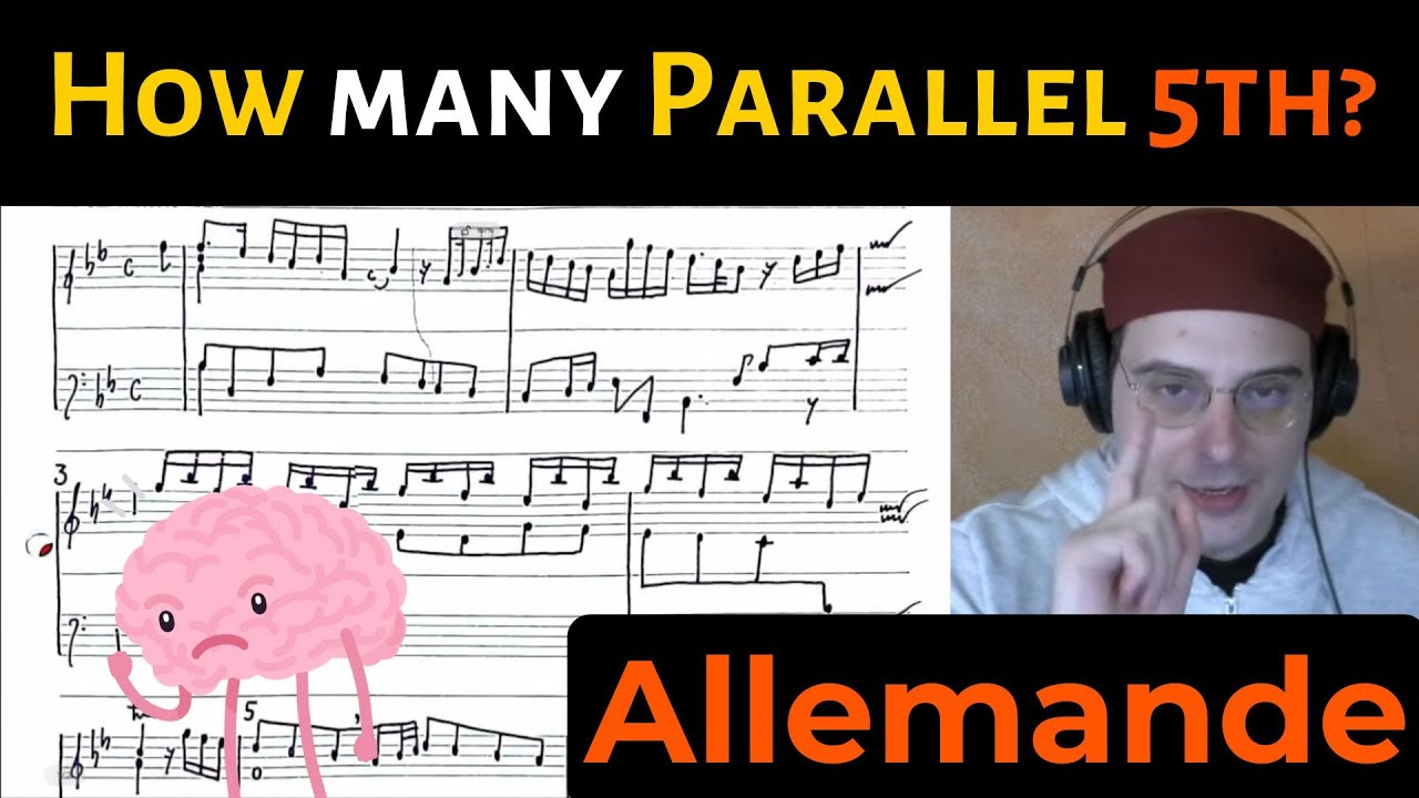 Аллеманда – композиция эпохи барокко – произведение Каролюса! Сколько параллельных квинт мы найдем?
