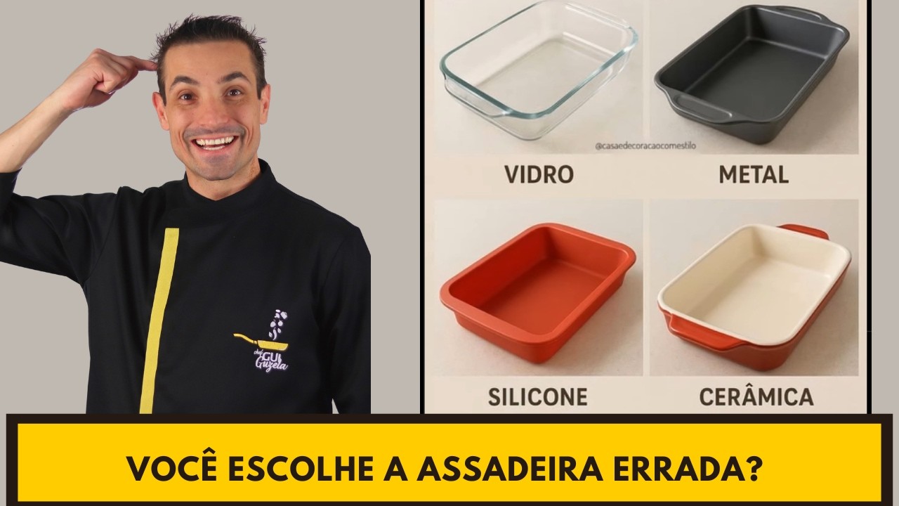 Alumínio, Antiaderente, Silicone, Vidro, Cerâmica? Qual assadeira escolher?