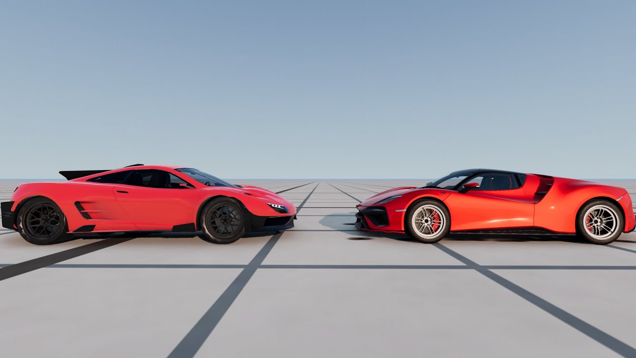 Light speed car VS. V10 destroyer