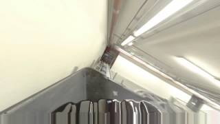 Amsterdam Schiphol Airport - POV of your luggage from check in to drop zone