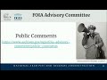 FOIA Advisory Committee Meeting