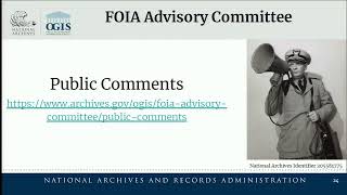FOIA Advisory Committee Meeting