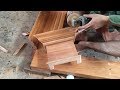 Building assemble a wooden bedroom door frame with crown molding beautiful simple fast  cheap 