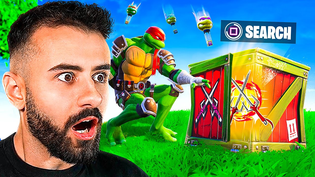 Το Μόνο Χελωνονιτζάκι Drop Challenge Στο Fortnite!