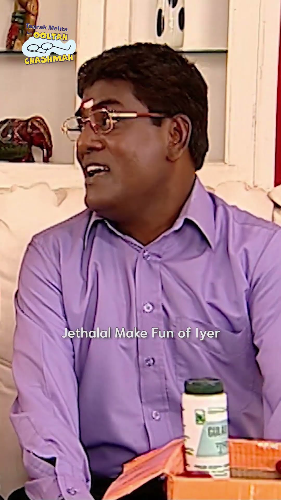 Jethalal make fun of Iyer #tmkoc #comedy #relatable #shorts #comedyvideo #funny #trendingshorts