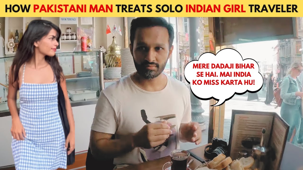 Indian Girl exploring ISTANBUL with PAKISTANI MAN. Pakistani In Turkey! 