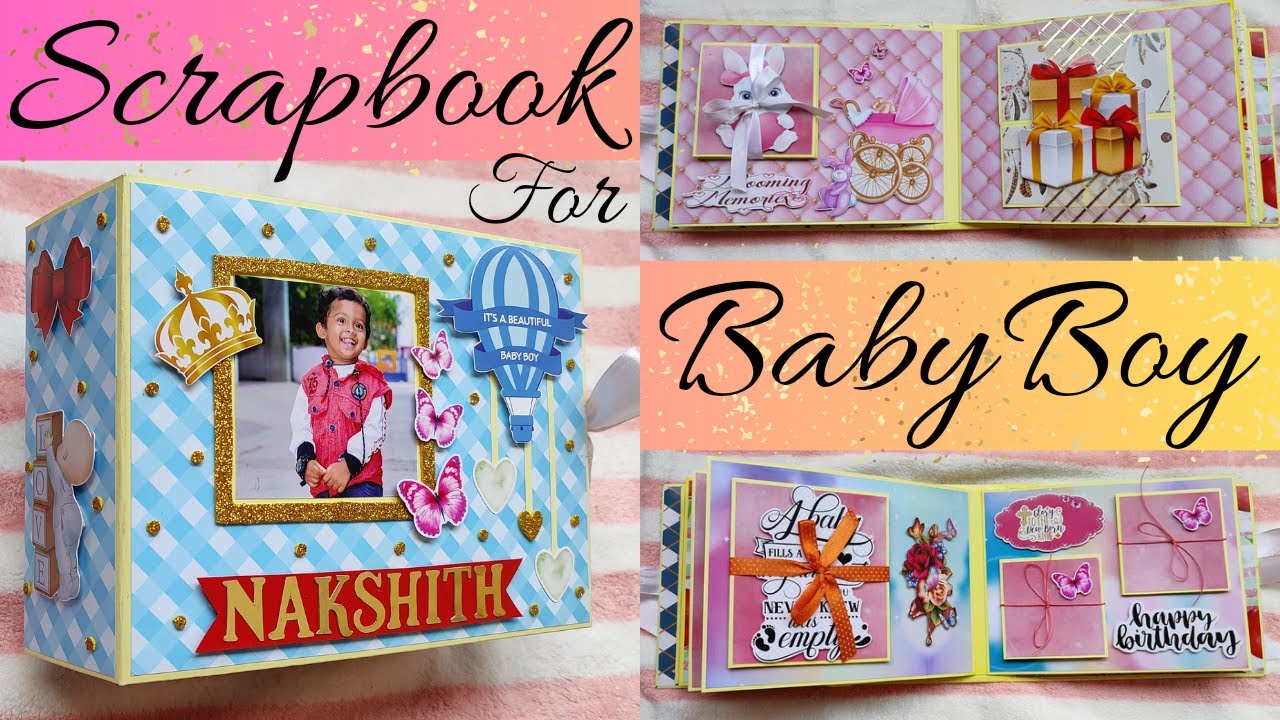 It's A Girl  Baby girl scrapbook, Baby scrapbook pages, Baby boy