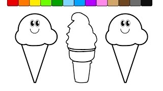 Learn Colors For Kids With This Ice Cream Popsicle Coloring Page 15