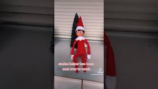 santas helper has been sent to watch #elfontheshelfchallenge #elf2021 #elfontheshelfideas #santa