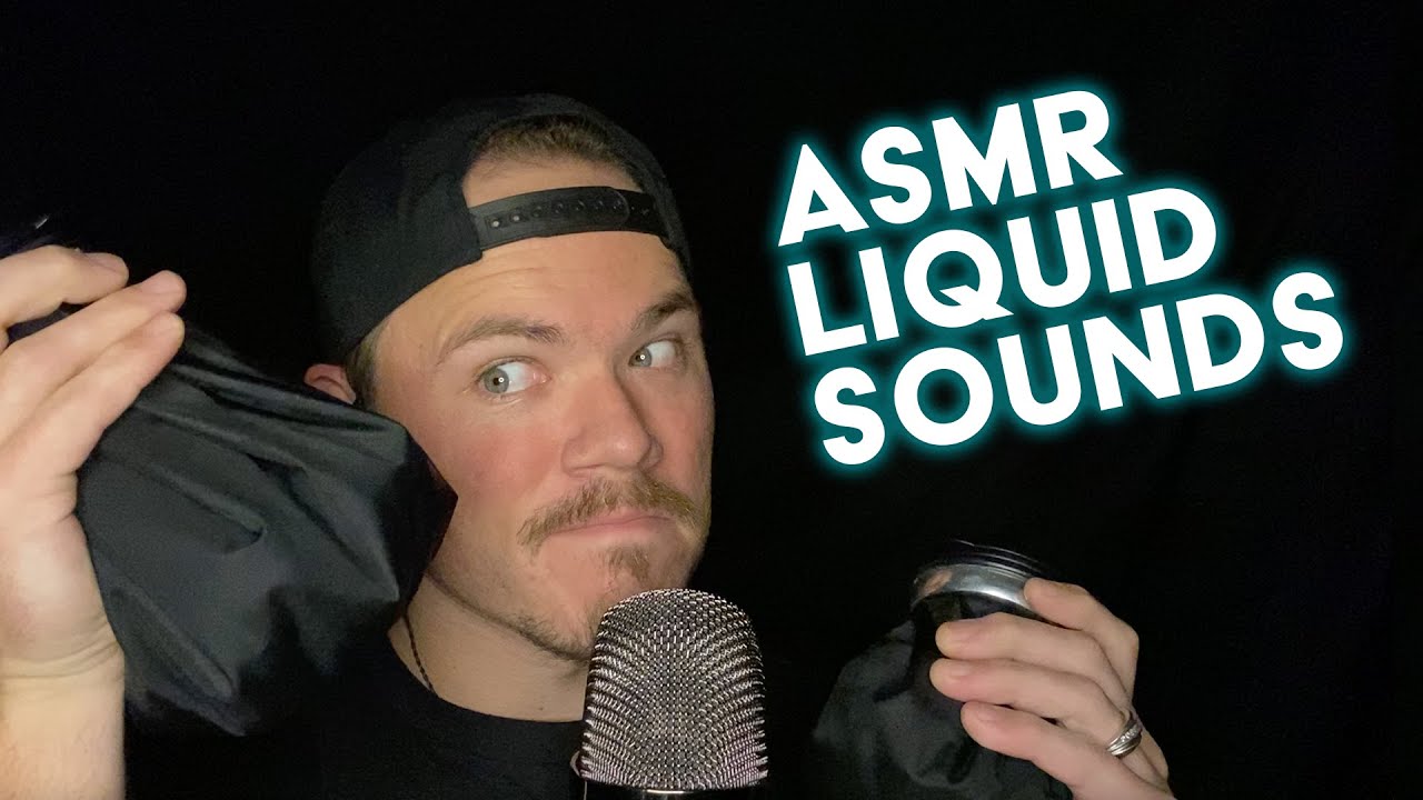 ASMR LiQUiD SOUNDS // Water Bags & Whispers
