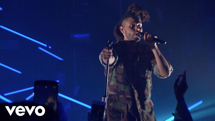 Can't Feel My Face Live version - Live performance video thumbnail