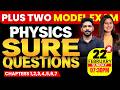 Plus Two Physics Model Exam | Chapters 1-7 | Sure Questions | Exam Winner