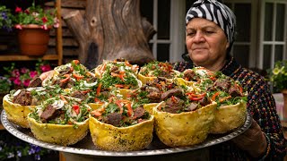 From Farm to Table: Meat Stew in Edible Plates