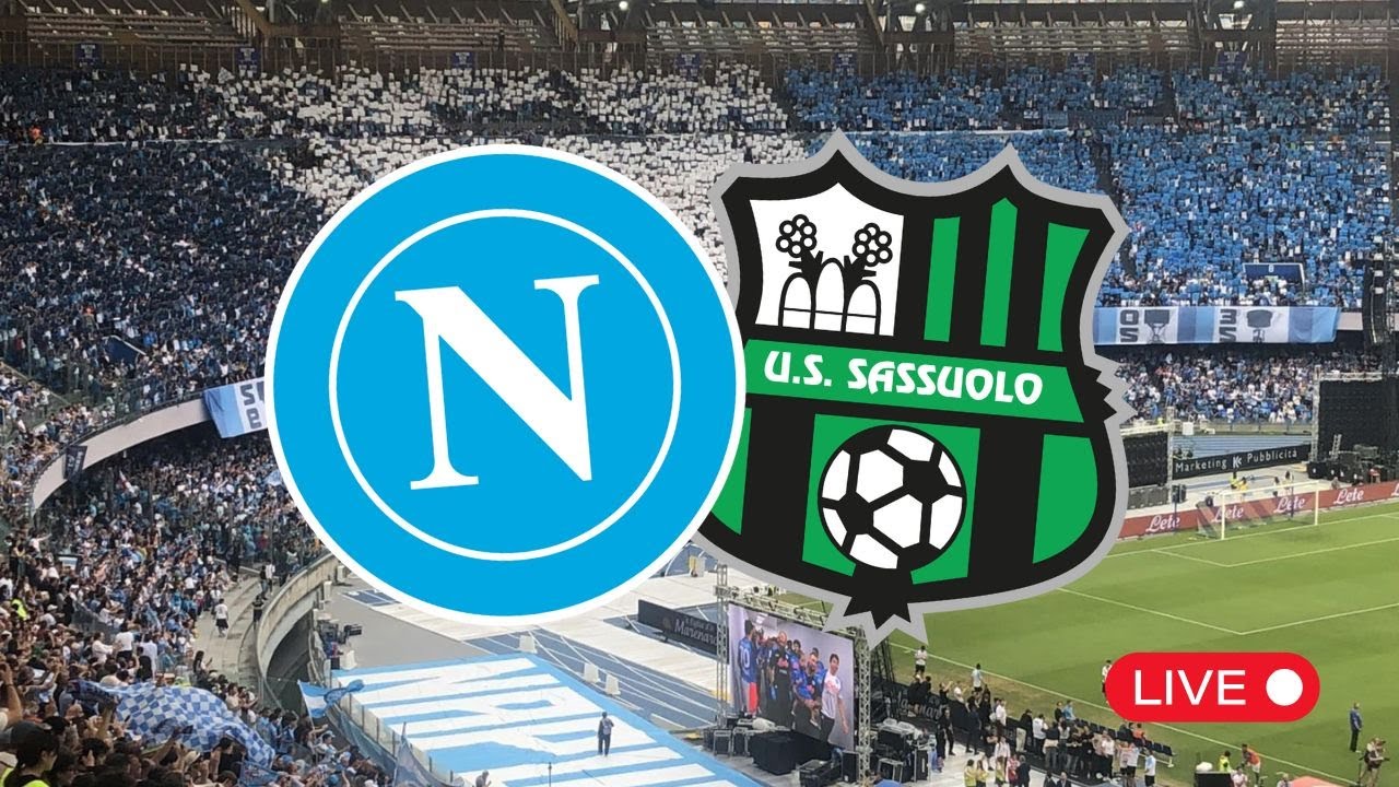 Napoli Sassuolo LIVE 🔴 Partita Serie A con i tifosi allo stadio Maradona
