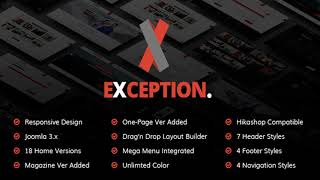 Exception - Business Multi-purpose Joomla Template | Themeforest Website Templates and Themes