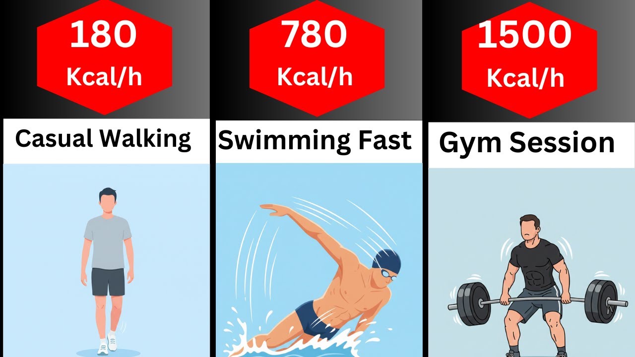 Highest Calorie-Burning Exercises 🔥 | Comparison