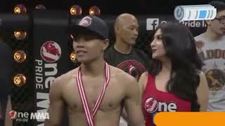 Detik detik Siva Aprilia Tersenggol Adi Paryanto (Arena One Pride MMA)